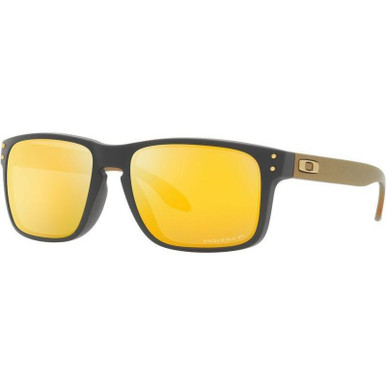 Holbrook (A) - Matte Carbon/Prizm 24K Polarised Lenses