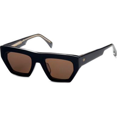 AM Eyewear SJ, Black/Smoke Lenses