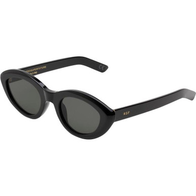 Retrosuperfuture Cocca, Black/Dark Grey Lenses