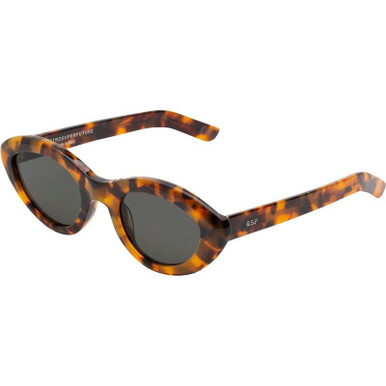 Retrosuperfuture Cocca, Spotted Havana/Dark Grey Lenses