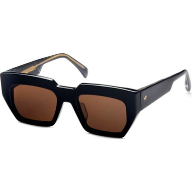 AM Eyewear Ken, Black/Smoke Lenses