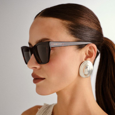Saint Laurent SL 276 MICA Sunglasses Havana/Grey 55 Size display picture 2