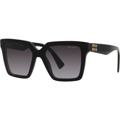 Miu Miu 03YSF, Black/Grey Gradient Lenses