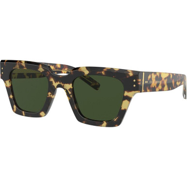 DG4413 - Yellow Havana/Green Lenses