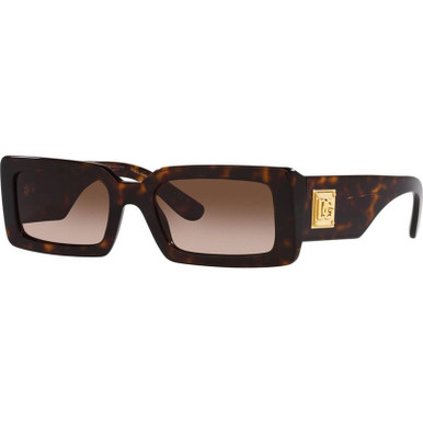 Dolce & Gabbana DG4416 - Havana/Brown Gradient Lenses