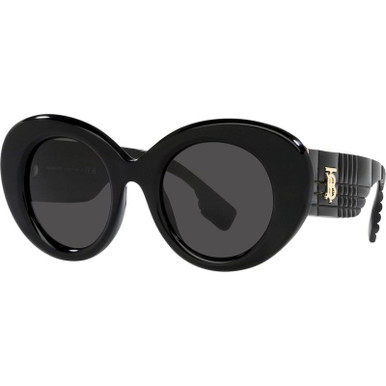 Burberry Margot BE4370U, Black/Dark Grey Lenses