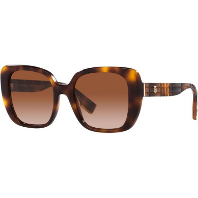 Burberry Helena BE4371, Light Havana/Brown Gradient Lenses