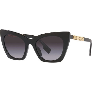 Burberry Marianne BE4372U, Black/Grey Gradient Lenses