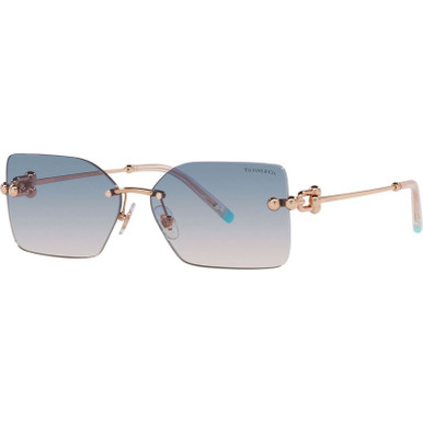 Tiffany &amp; Co. TF3088, Rubedo/Light Brown and Blue Gradient Lenses