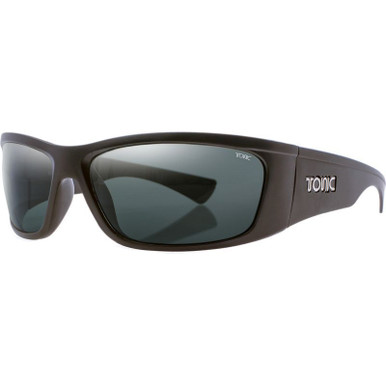 Tonic Shimmer, Matte Black/Grey Photochromic Polarised Glass Lenses