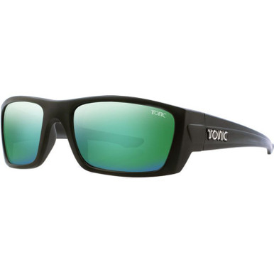 Tonic Youranium, Matte Black/Green Mirror Polarised Glass Lenses