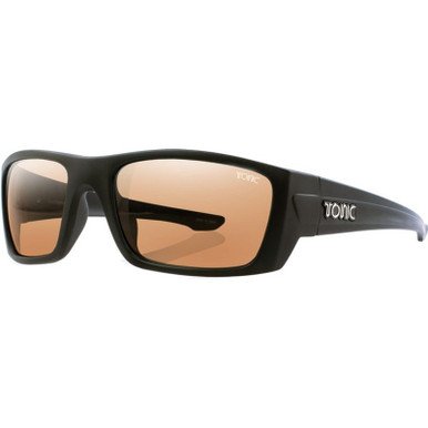 Youranium - Matte Black/Light Neon Copper Polarised Glass Lenses