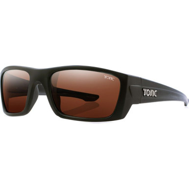 Tonic Youranium, Matte Black/Copper Photochromic Polarised Glass Lenses