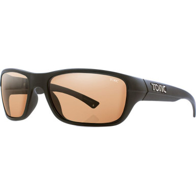 Tonic Rush, Matte Black/Light Neon Copper Glass Lenses