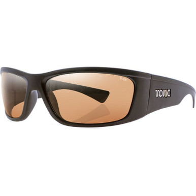 Shimmer - Matte Black/Light Neon Copper Polarised Glass Lenses