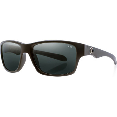 Tango - Matte Black/Grey Photochromic Polarised Glass Lenses