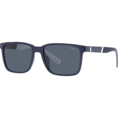 Polo Ralph Lauren PH4189U - Shiny Navy Blue/Dark Grey Lenses