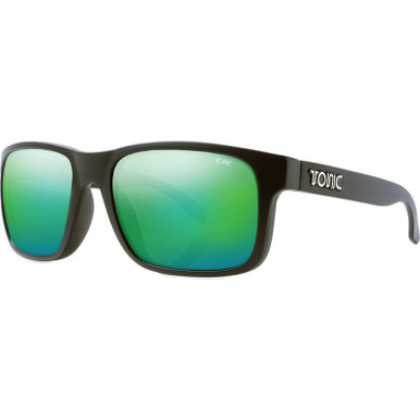 Tonic Mo, Matte Black/Green Mirror Polarised Glass Lenses