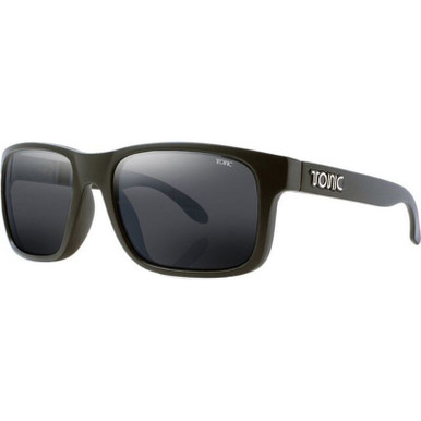 Mo - Matte Black/Grey Photochromic Polarised Glass Lenses