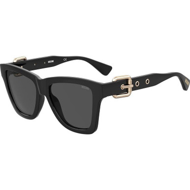 Moschino MOS131/S, Black/Grey Lenses