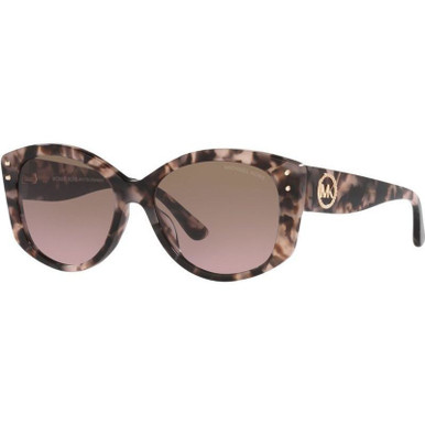 Michael Kors Charleston MK2175U, Royal Pink Tortoise Bio/Brown Rose Gradient Lenses