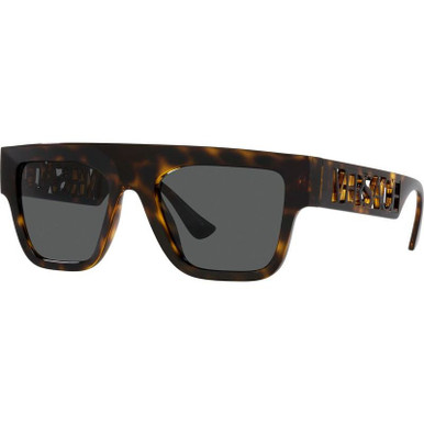 Versace VE4430U, Havana/Dark Grey Lenses