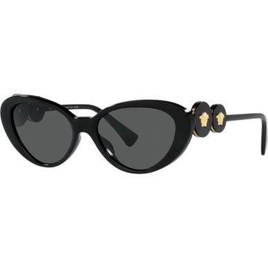 Versace VE4433U, Black/Dark Grey Lenses