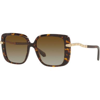 Bvlgari BV8237B, Havana/Brown Gradient Polarised Lenses