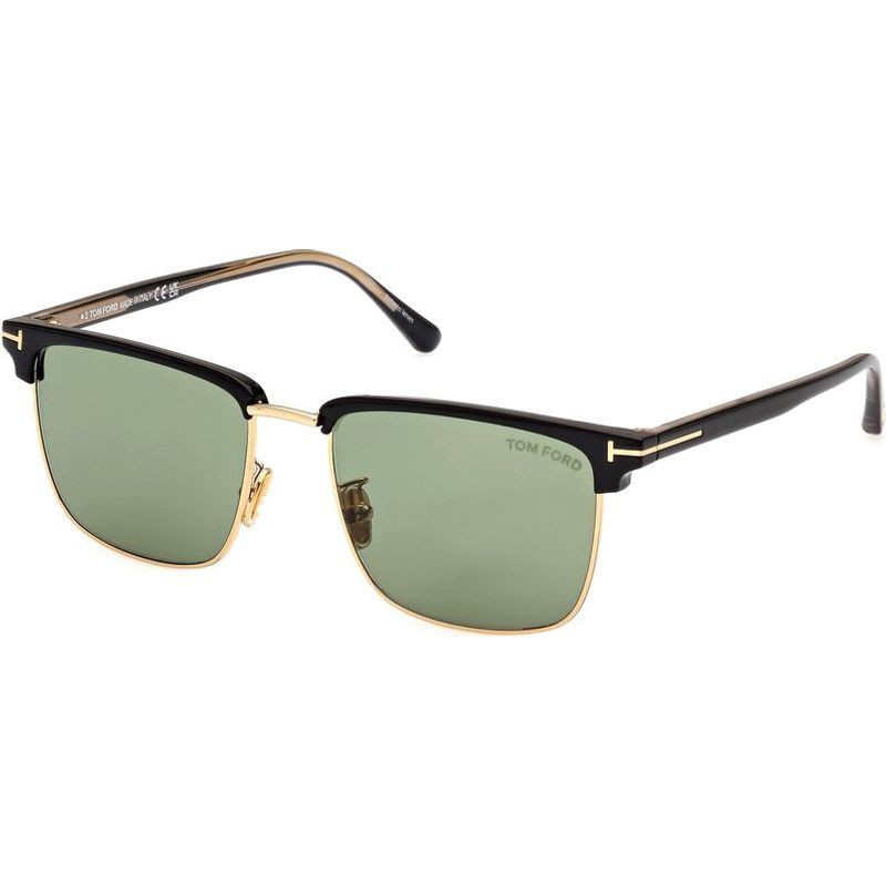 Tom Ford Hudson FT0997-H Shiny Black/Green | Afterpay | Zip