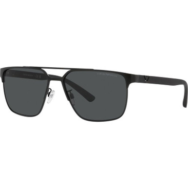 Emporio Armani EA2134 - Matte Black/Dark Grey Lenses