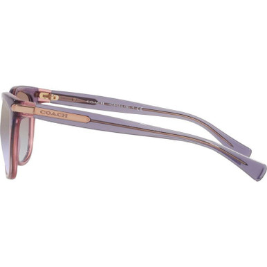Coach Hc8132 Purple Coach Sunglasses Buy Coach HC8132 Shimmer Violet Peach/Violet Flash Zip Pay