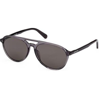 Shiny Black/Smoke Polarised Lenses