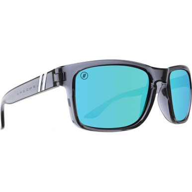 North Point Crystal Grey/Ice Blue Mirrored Polarised Lenses