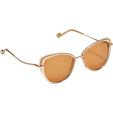 Mae - Champagne/Brown Tinted Lenses