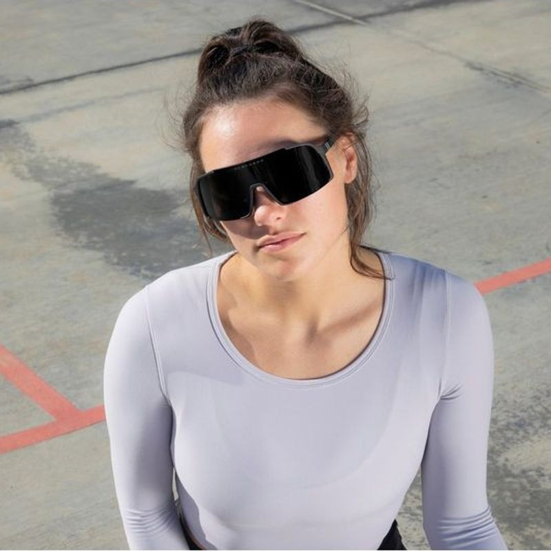 Blenders Expose Dark Bloom Matte Black/Smoke Polarised