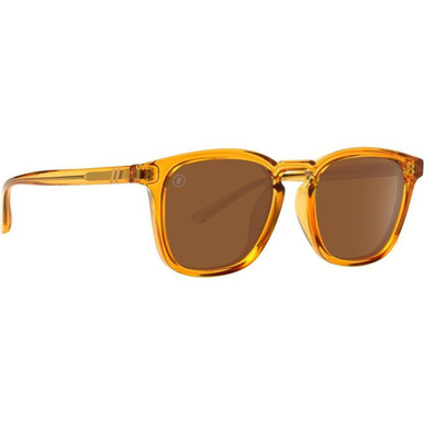 Blenders Sydney - Amber Coast Gloss Crystal Tan/Amber Polarised Lenses