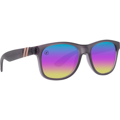 Blenders M Class X2 - Royal Blitz Matte Grey/Rainbow Mirror Polarised Lenses
