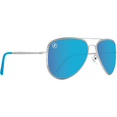 Blue Angel Silver/Blue Mirrored Polarised Lenses