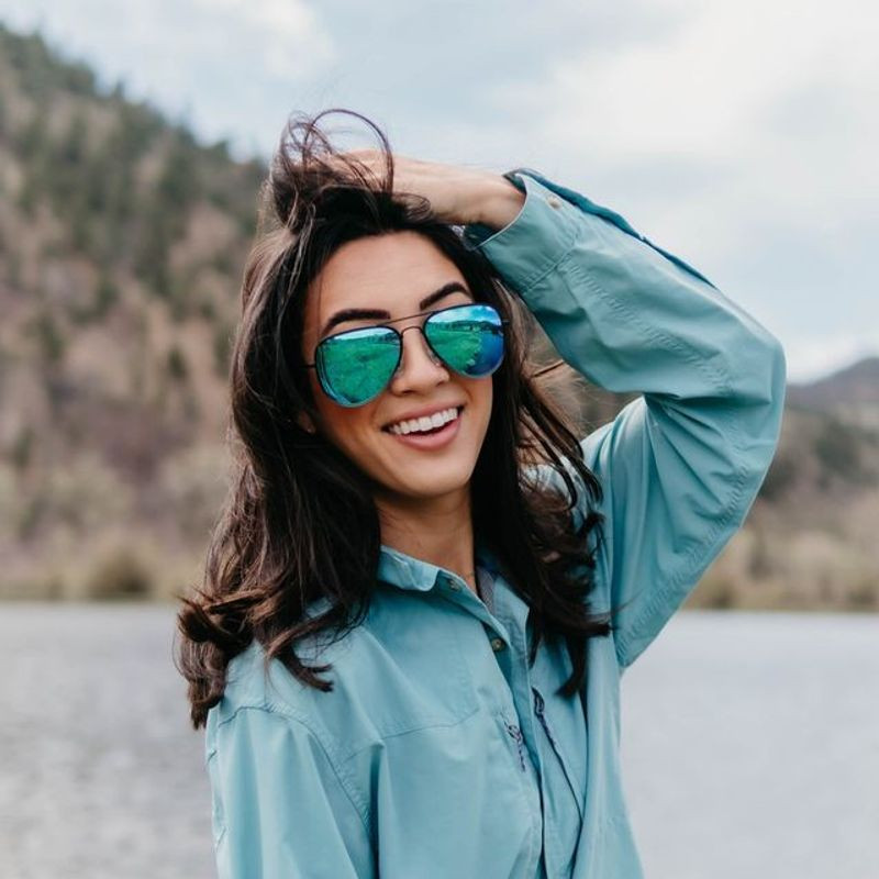 Blenders A Series Nine Matte Black/blue Polarised