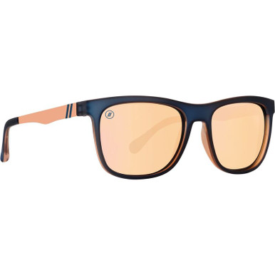 Blenders Charter - Rockabye Matte Blue/Champagne Polarised Mirrored Lenses