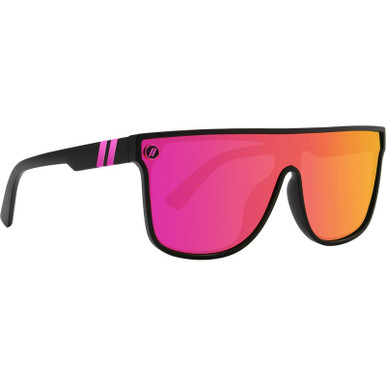 Sci Fi - Midnight Emma Matte Rubber Black/Hot Pink Mirrored Polarised Lenses