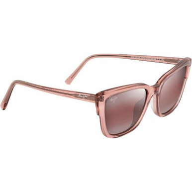 Maui Jim Kou - Translucent Pink/Maui Rose Glass Polarised Lenses