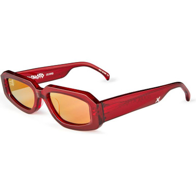 Ruby Red/Red Yellow Flash Mirror Lenses