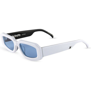 Oscar & Frank Yakimoto - White Black/Blue Photochromic Lenses