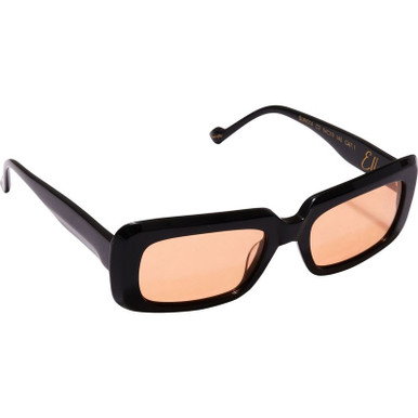 Elle - Black/Amber Tint Lenses