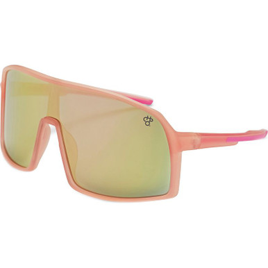 Pink/Pink Mirror Polarised Lenses