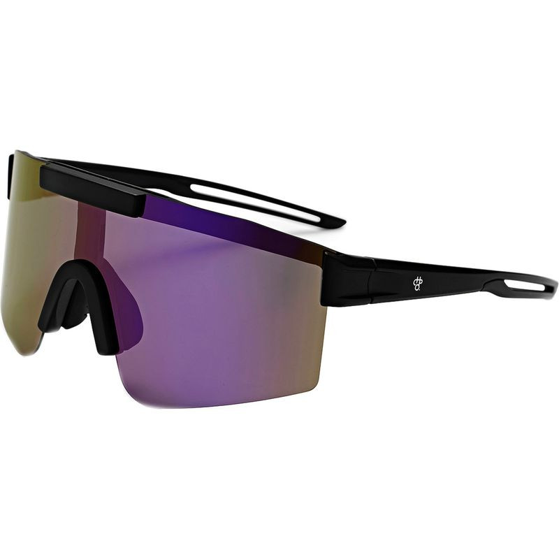 Spotters Kids Emu EMUMPURPLE Matte Black & Pink / Purple Mirror Polarised  Lenses