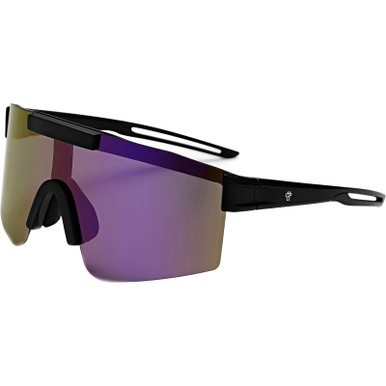 CHPO Luca - Black/Purple Mirror Polarised Lenses