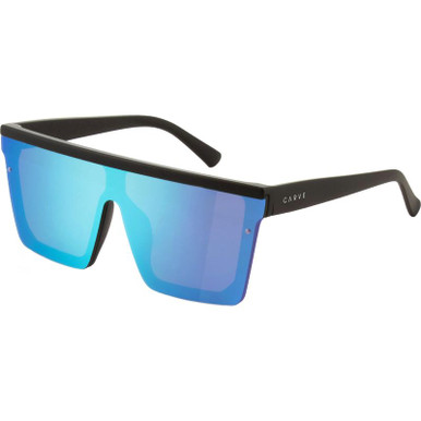 Carve Muse, Matte Black/Blue Iridium Lenses