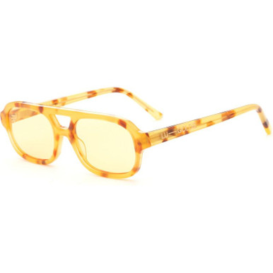 Lu Goldie Sofia, Creme Brulee/Yellow Lenses